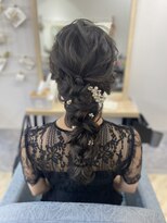 ファースト 祇園本店(first) 【ヘアセットサロンfrst】ふわふわ編み下ろしスタイル♪