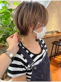 大人ショートヘア/ハイライトカラー/イルミナカラー[国分寺]