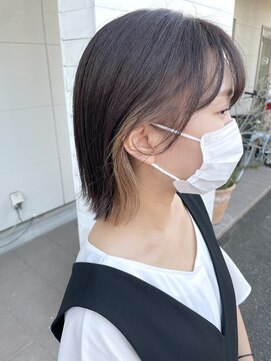 ニコ(hair room nico) ミルクティーイヤリングカラー