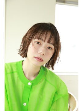 エクリ シセイドウ 麻布十番店(equri×SHISEIDO) 外ハネボブにゆるウェーブ