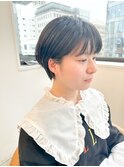 アイロンいらず？おしゃれ垢抜けマッシュショート【横浜】