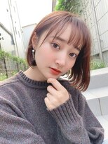 エニ 自由が丘(ENi)&nbsp;マチルダボブ/ピンクベージュ/インナーグレージュ[自由が丘駅]