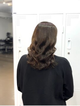 イオエ 岡本(ioe) イメチェン/フルバング/レッドブラウン/デジタルパーマ