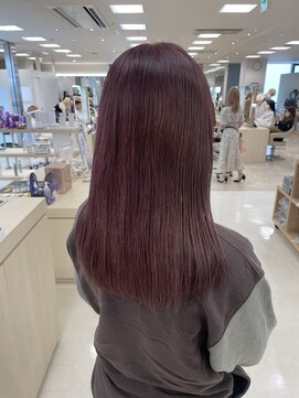 ケンジ 平塚ラスカ店(KENJE) セミロング/透明感カラー/平塚/湘南