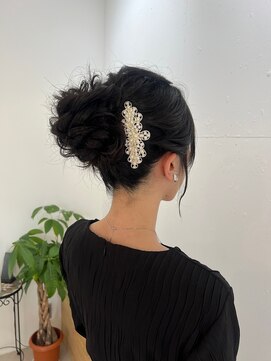 プレフル(playfull) 【playfull*】トップカールシニヨン