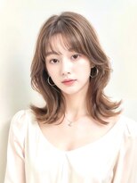 グリッター(GRITTERs) くびレイヤーエアリーロング美髪ピンクブラウン20代30代40代