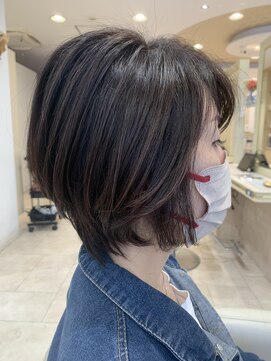 アッシュ 仙川店(Ash) 20代/30代/40代 ショートボブ/白髪ぼかし/白髪染め/髪質改善