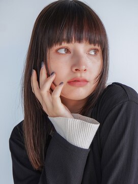 ミンクス渋谷スマートサロン(MINX shibuya smart salon) 魅力倍増カール シアーカラー ショート 姫カット ダークアッシュ