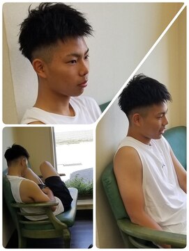 クリア 美容室 高校生カット