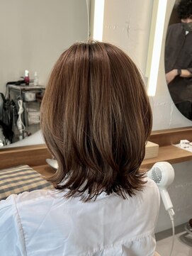 アンドビューティフル 恵比寿(andbeautiful) ばっさり外ハネミディアム