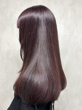 ウプヘアサロン レッドブラウンカラー