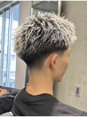 スパイキーショート テーパーフェード