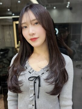 ロンドアヴァントゥス 池袋(Lond aventus) チャコール/レイヤーカット/顔回り/韓国風巻き/髪質改善/池袋