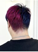 メンズツートンカラー【山口市美容室】【山口市ハイトーン】