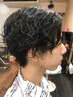 メンズ・シャドウパーマ+カット（眉毛カット込み）