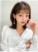 【NEW OPEN】小顔前髪あり後れ毛サイドバングメルティカラー