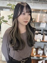 シー.(SHE.)&nbsp;【SHE.】ロング/透け感/暗髪グレージュ/インナーベージュ