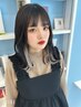 【カラーとエクステ】シールエクステ90本￥34,000