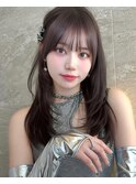 イメチェン外ハネボブ美髪ワイドバングレイヤー縮毛矯正/池袋