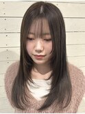 オリーブカラー/オリーブベージュ/レイヤーカット