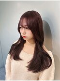 韓国レイヤー×ピンクラベンダー×髪質改善