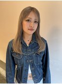 ブリーチで作るベージュカラー
