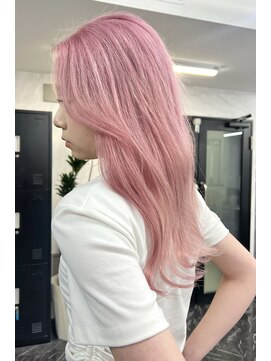 ランズ(LANDS) ペールピンク　『大阪　梅田　韓国ヘア』