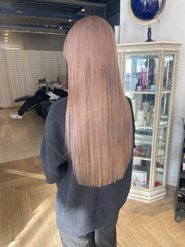 コワファースト 大分(COIFF1RST) ハイトーン!スモーキーベージュカラー