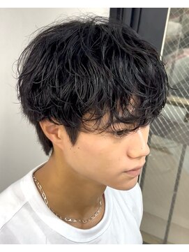 アイトーキョー 池袋(AI TOKYO) シャドウパーマ×ショートマッシュ