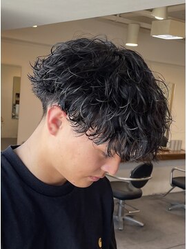 ヘア サークル ジープ 石井店(hair circle geep) メンズ波巻きパーマ