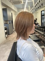 シャウルデッサン(CHARLES DESSIN)&nbsp;ミルクティー ダブルカラー レイヤーカット