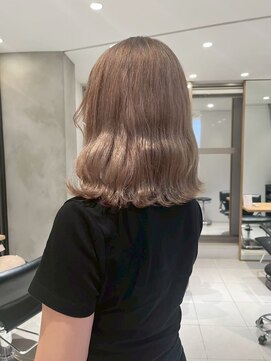 ガリカ 横浜(Gallica) ケアブリーチ/ハイトーンミルクティーベージュカラー