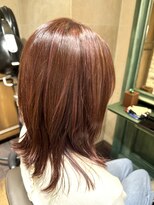 モナン(monan)&nbsp;バーガンディチェリーレッドナチュラルハイライトカラー