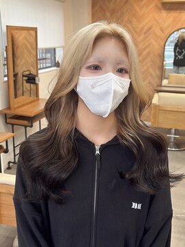 リングバイモアムー(Ring by Moremuu) 大人気ルーツブリーチカラー　ホワイトミルク　ブラウン