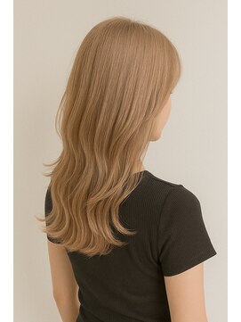 ミー 岡崎(mii) miiとろみベージュくびれロング［岡崎/稲熊/ダブルカラー］