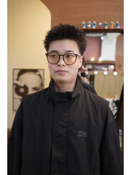 エディ(Edy) メンズスパイキーショート刈り上げスパイキーボックスショート