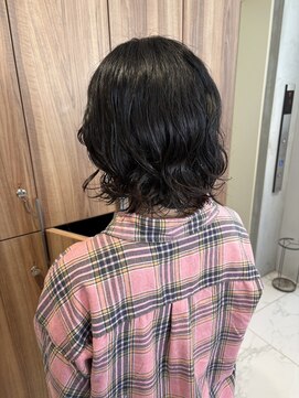 ガリカ 博多(Gallica) <ゲスト>黒髪ボブパーマ