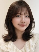 バイオレットジェム(Violet`jem)&nbsp;ミディアムレイヤーカットモカブラウンハッシュカットRI-99