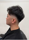 スキンフェード×ツーブロック