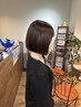 【自然にまとまる艶髪】縮毛矯正（ストレートパーマ）＋カット