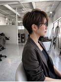ショートカットパーママッシュショート/東伏見/西武柳沢