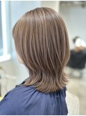 抜け感ピンクベージュ◎くびれカット《高倉》