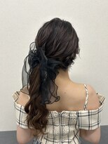 フォルテ ティアラ 横浜店(FORTE TIARA) サイドポニー/横浜駅/ヘアセット/ヘアメ/ヘアアレンジ/お呼ばれ