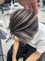 エゴル オム 名古屋栄(ENGOL homme) グレーバレイヤージュ/バレイヤージュ