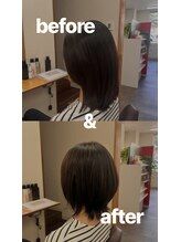 Re モイスティーヌ(Re moisteane)&nbsp;白髪染め×レイヤーカット
