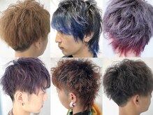 【メンズカラー】男性のデザインカラーもTECHRISEにお任せ！　ブリーチ/インナーカラー/メンズ/カラー