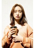 オルチャン風センターパートヘア♪