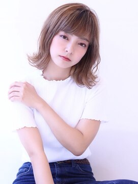 オーロ 宝塚店(ORO) 【20代大人かわいいゆるふわココアブラウン◎ハイライトカラー】