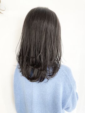 ヴィッカエコル (vicca 'ekolu) ブルーカラー/グレージュ/レイヤーミディアム