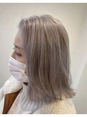 【秋カラー】ソフトグレージュ×ホワイトミルクティー